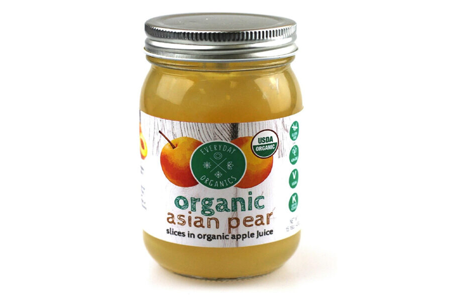 Everyday Organics - Organic Asian Pears in Apple Juice